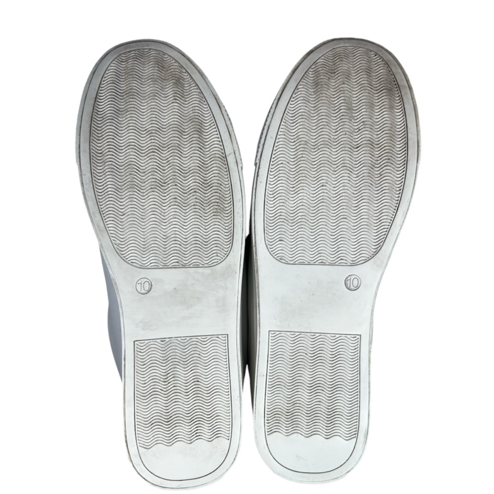 Loft  Lace Up Everyday White Leather Like Sneakers. - Picture 6 of 9